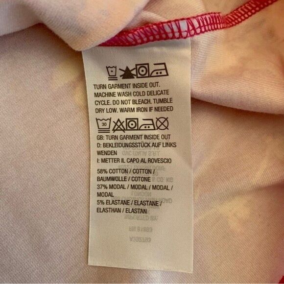 "As Is" Isaac Mizrahi Live! Floral Printed Modal Blend Swing Top Medium - Picture 8 of 9